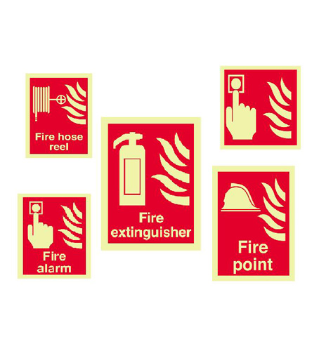 midland fire - fire alarm call point signs