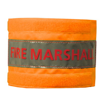 Midland Fire - Fire marshall luminescent orange arm band