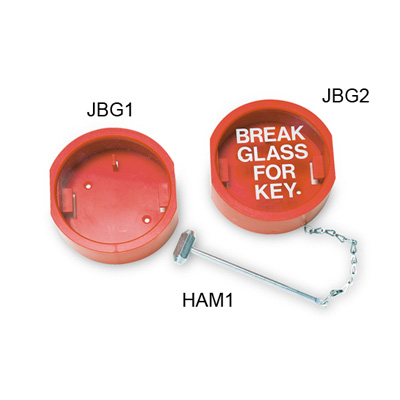 midland fire - break glass key holder with hammer